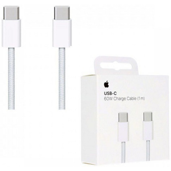 APPLE CHARGE CABLE (1M) USB-C 60W WHITE EU