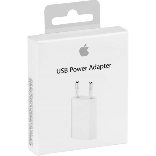 Apple Φορτιστής Χωρίς Καλώδιο με Θύρα USB 5W Power Adapter (MGN13ZM/A) White EU