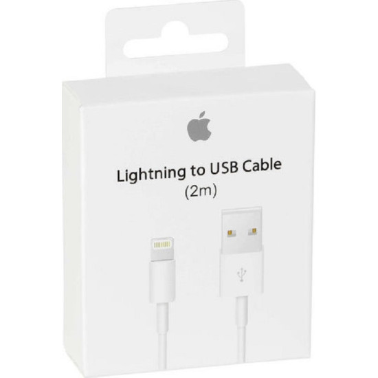 APPLE USB TO LIGHTNING CABLE (2M) WHITE EU