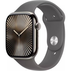 APPLE WATCH SERIES 10 46MM NATURAL TITANIUM GRAY SPORT BAND M/L  + CELLULAR EU