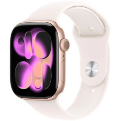 APPLE WATCH SERIES 11 46MM ROSE GOLD ALUMINIUM LIGHT BLUSH SPORT BAND S/M GPS EU