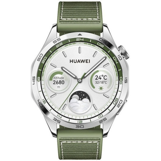HUAWEI WATCH GT 4 46MM PNX-B19 GREEN / GREEN WOVEN STRAP EU