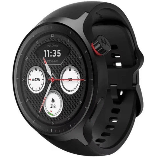MOTOROLA MOTO WATCH  XT2547-2 47mm VOLCANIC ASH/ SILICONE(BLACK) EU