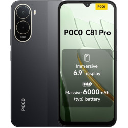 POCO C81 PRO 256GB ROM/4GB RAM BLACK EU