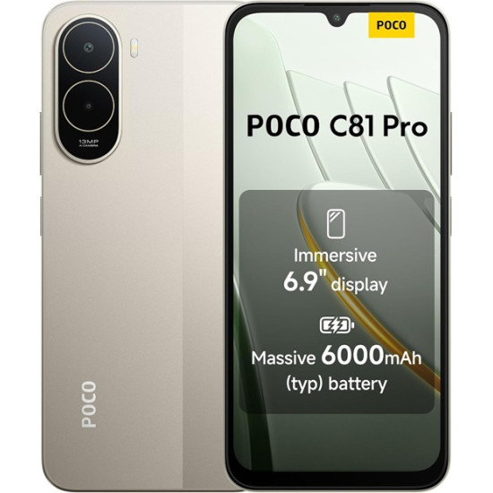 POCO C81 PRO 256GB ROM/4GB RAM GOLD EU