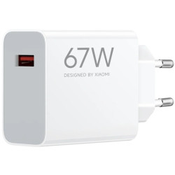 Xiaomi Φορτιστής με Θύρα USB-A 67W Power Delivery White (HyperCharge Power Adapter BHR07SKEU)