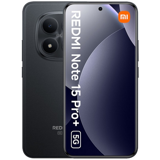 XIAOMI REDMI NOTE 15 PRO + 5G 256GB ROM/8GB RAM BLACK EU